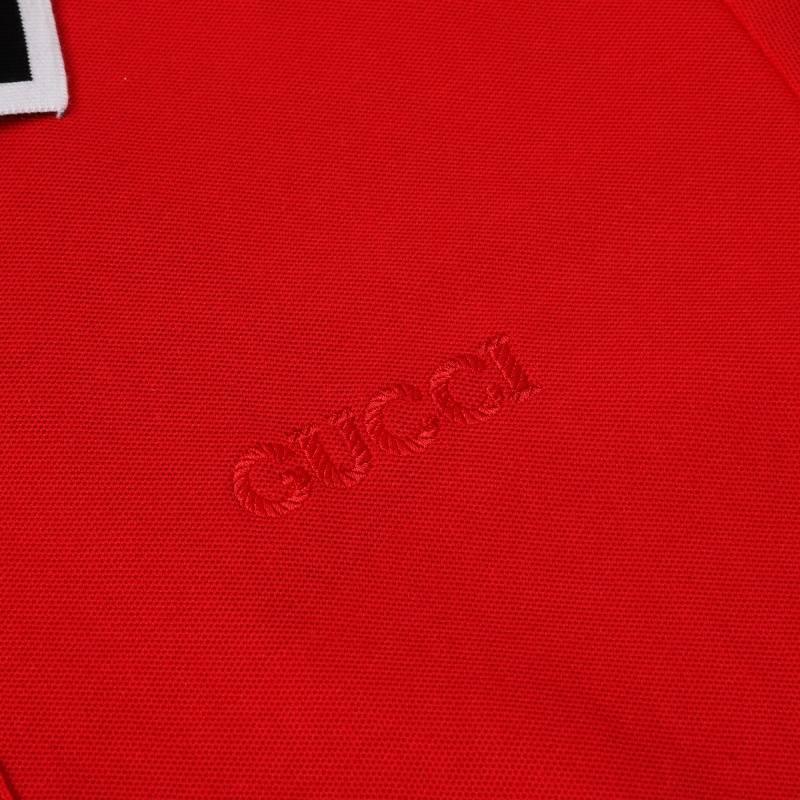GUCCI グッチ メンズ 長袖Tシャツ ロンT クルーネック 袖リブ ロゴプリント オーバーサイズ レイヤード ブラック レッド ホワイト - 画像 14