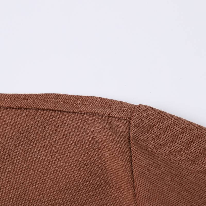 Loro Piana ロロピアーナ メンズ 長袖ポロシャツ ロンT クルーネック 袖リブ トップス フロントロゴ ブラック ホワイト ローズブラウン - 画像 12