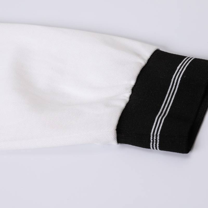 CASABLANCA メンズ 長袖Tシャツ ロンT クルーネック 袖リブ ロゴプリント オーバーサイズ ブラック ホワイト ブルー - 画像 9