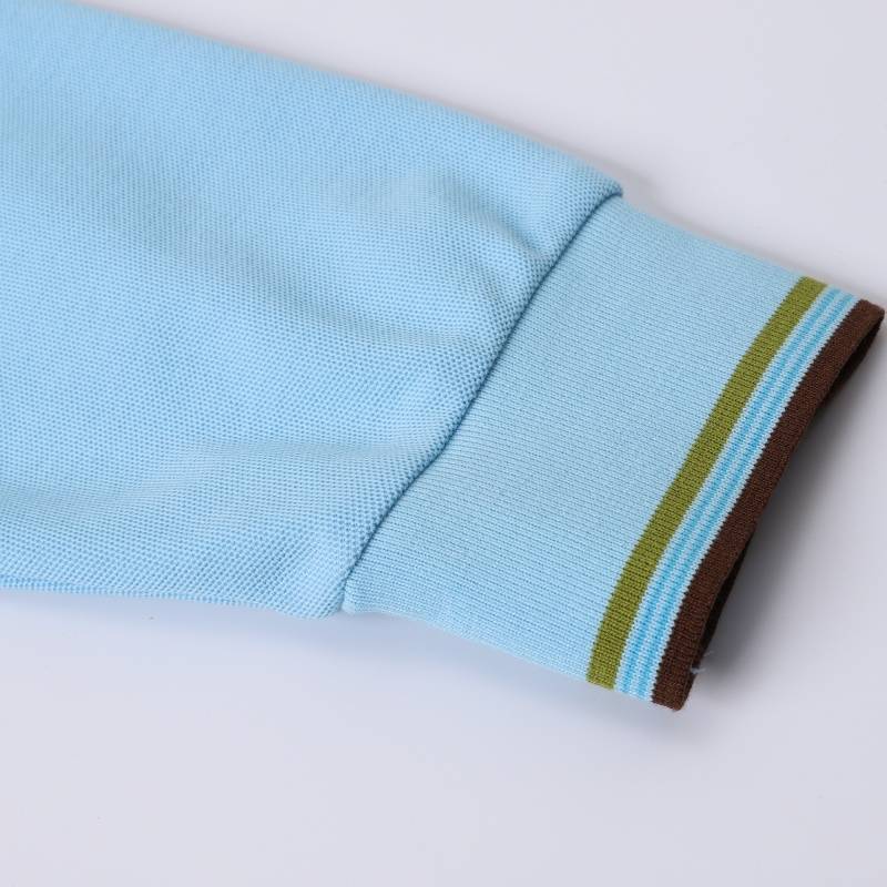 CASABLANCA カサブランカ メンズ ロンT 長袖Tシャツ クルーネック 袖リブ ロゴ刺繍 オーバーサイズ ブラック ホワイト ブルー - 画像 9