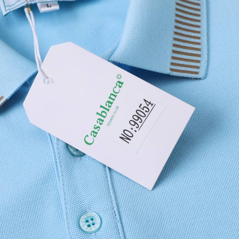 CASABLANCA カサブランカ メンズ 長袖Tシャツ ロンT クルーネック 袖リブ ロゴプリント オーバーサイズ ブラック ホワイト グレー ネイビー - 画像 11