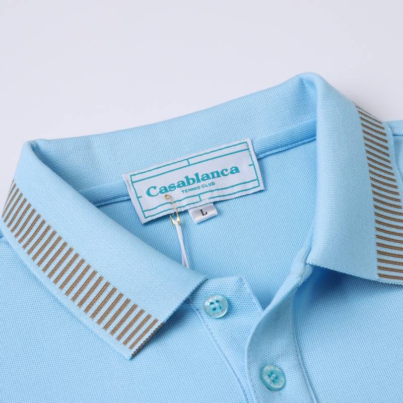 CASABLANCA カサブランカ メンズ 長袖Tシャツ ロンT クルーネック 袖リブ ロゴプリント オーバーサイズ ブラック ホワイト グレー ネイビー - 画像 15