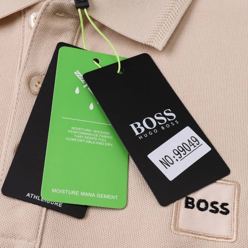 BOSS メンズ 長袖Tシャツ ロンT クルーネック 袖リブ ロゴプリント オーバーサイズ 美シルエット ブラック - 画像 11