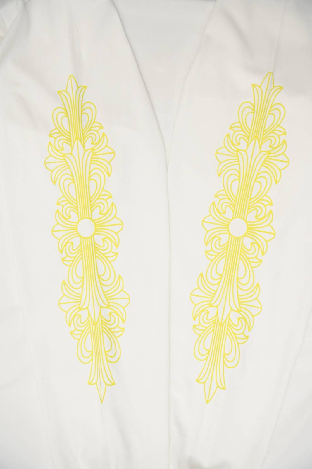 CHROME HEARTS クロムハーツ メンズ ロンT 長袖Tシャツ クルーネック 袖リブ アームプリント オーバーサイズ ブラック - 画像 5