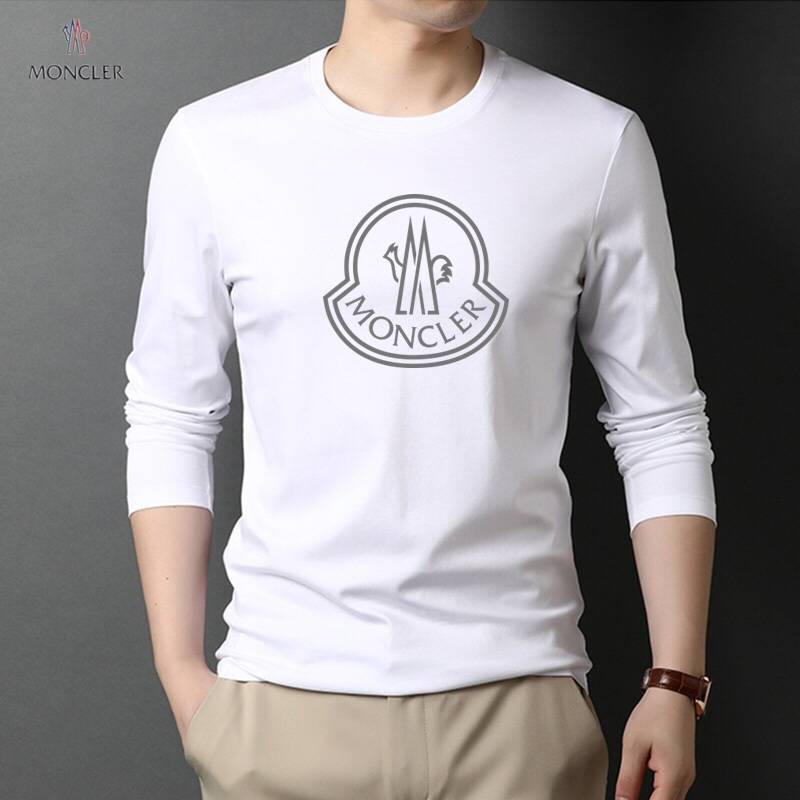 MONCLER モンクレール メンズ 長袖Tシャツ ロンT クルーネック 袖リブ オーバーサイズ ブラック - 画像 8