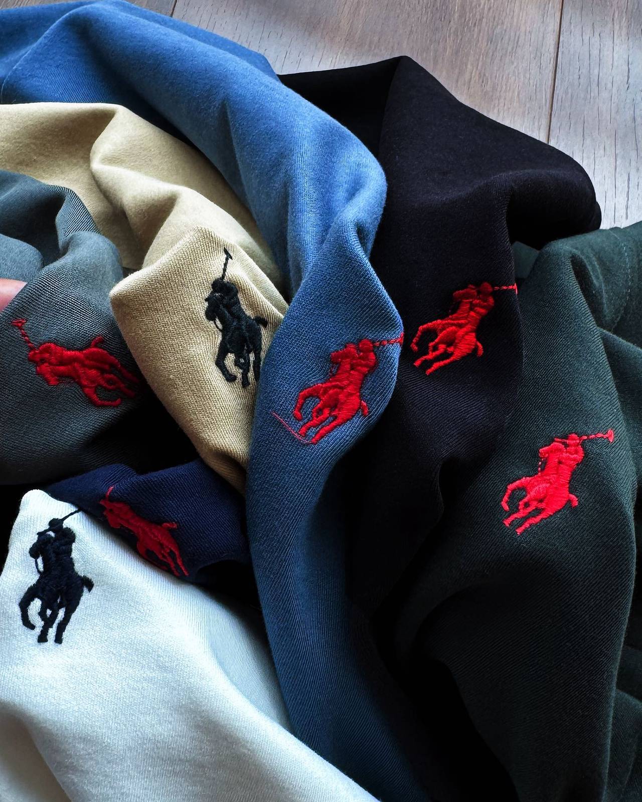 POLO RALPH LAUREN メンズ 長袖Tシャツ ロンT クルーネック 袖リブ ロゴプリント フレンドリーフィット ホワイト - 画像 5