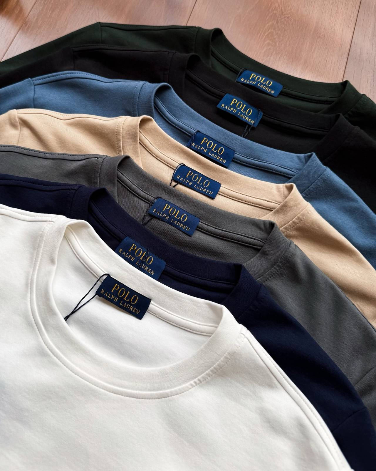 POLO RALPH LAUREN メンズ 長袖Tシャツ ロンT クルーネック 袖リブ ロゴプリント フレンドリーフィット ホワイト - 画像 6