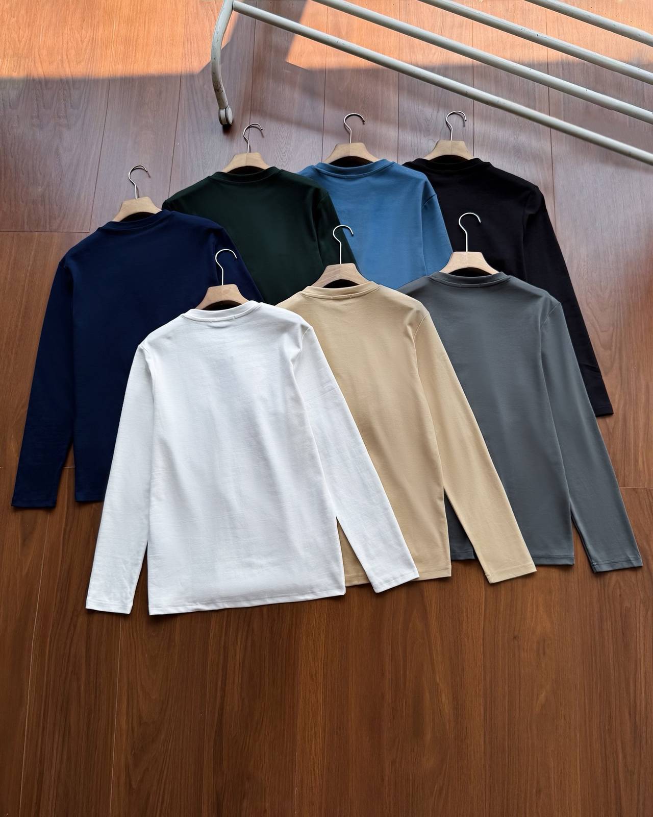 POLO RALPH LAUREN メンズ 長袖Tシャツ ロンT クルーネック 袖リブ ロゴプリント フレンドリーフィット ホワイト - 画像 14