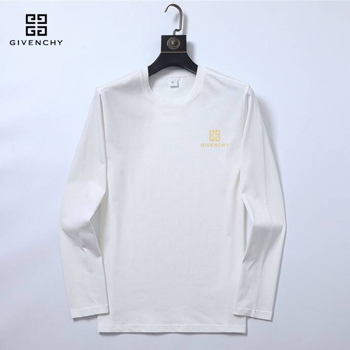 GIVENCHY ジバンシー メンズ 長袖Tシャツ ロンT クルーネック 袖リブ ロゴプリント ヘビーウェイト オーバーサイズ ブラック