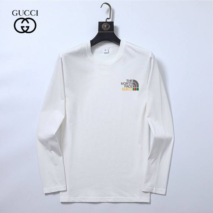 GUCCI グッチ メンズ 長袖Tシャツ ロンT クルーネック 袖リブ ロゴプリント ヘビーウェイト オーバーサイズ ブラック - 画像 9