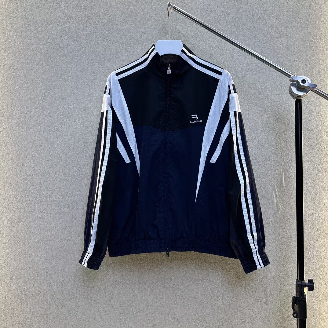 BALENCIAGA バレンシアガ フルジップジャケット  ブラック ベージュ