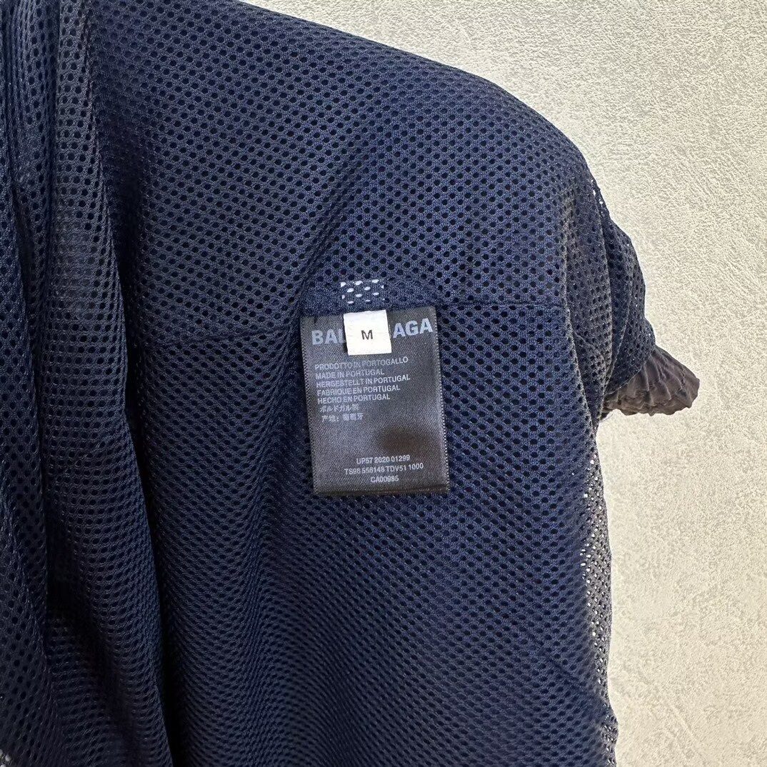BALENCIAGA バレンシアガ フルジップジャケット  ブラック ベージュ - 画像 9