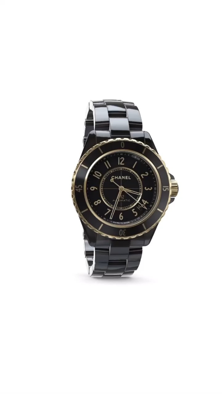 Chanel シャネル✨【最新作】シャネルJ12 ブラックセラミック&18Kゴールド✨ 自動巻き メンズ/レディース⌚️💫🌟
