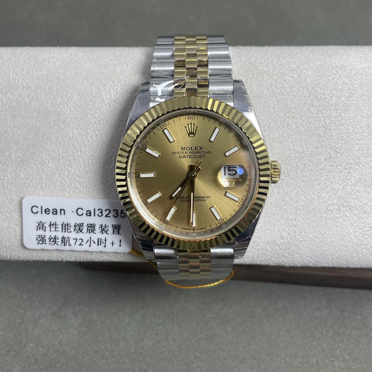 Rolex ロレックスロレックス デイトジャスト 41mm 3235型自動巻き🔝交換可能パーツ✨最高級仕上げ💎永久ブルー夜光⚡️72時間パワーリサーブ