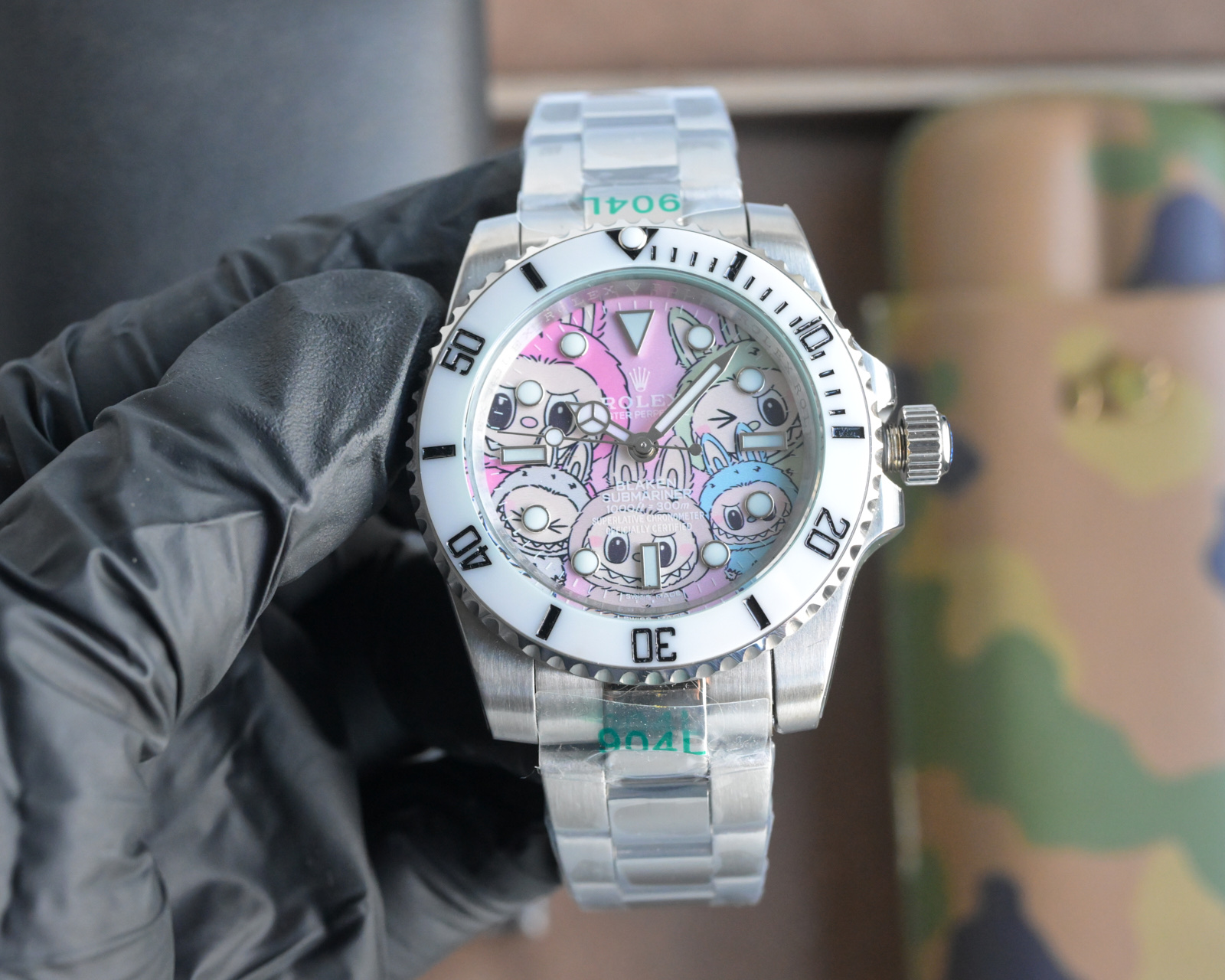 Rolex ロレックス【限定コラボ】ロレックス＆ラブブ 自動巻きメカニカル腕時計✨ 多色エナメル文字盤🔝 904L鋼 40mm🏆 高級感抜群🎁