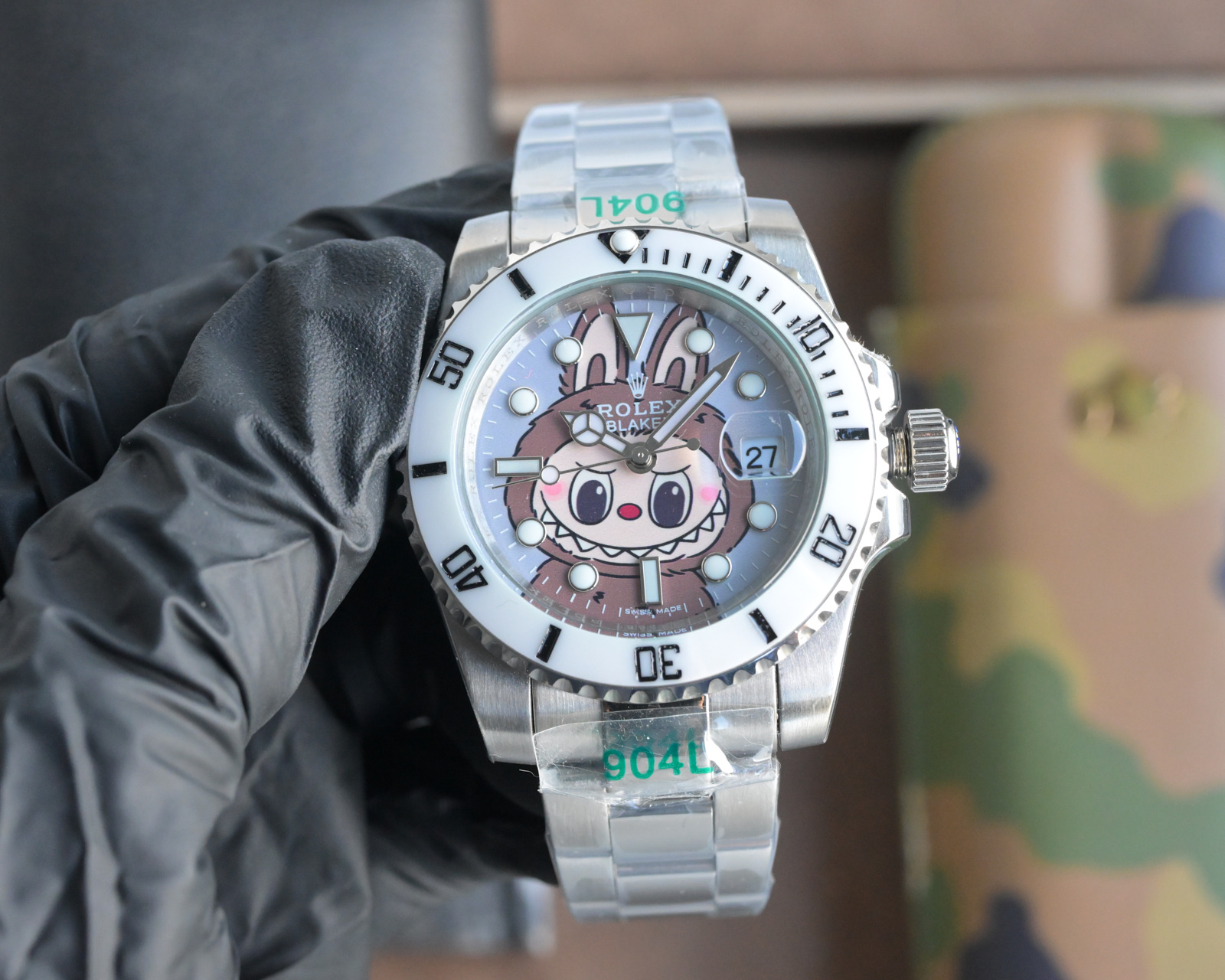 Rolex ロレックス【限定コラボ】ロレックス＆ラブブ 自動巻きメカニカル腕時計✨ 多色エナメル文字盤&904L鋼🥰 40mm 高精度ムーブメント💎 コスパ最強🎁 レディース