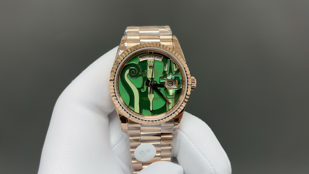 Rolex ロレックス✨ロレックス 36mm デイトジャスト✨ KF最高峰作！光沢ケース✨ 2100&2950ダイヤ💎 機械式ムーブメント選択可🎁 メンズレディース兼用⌚