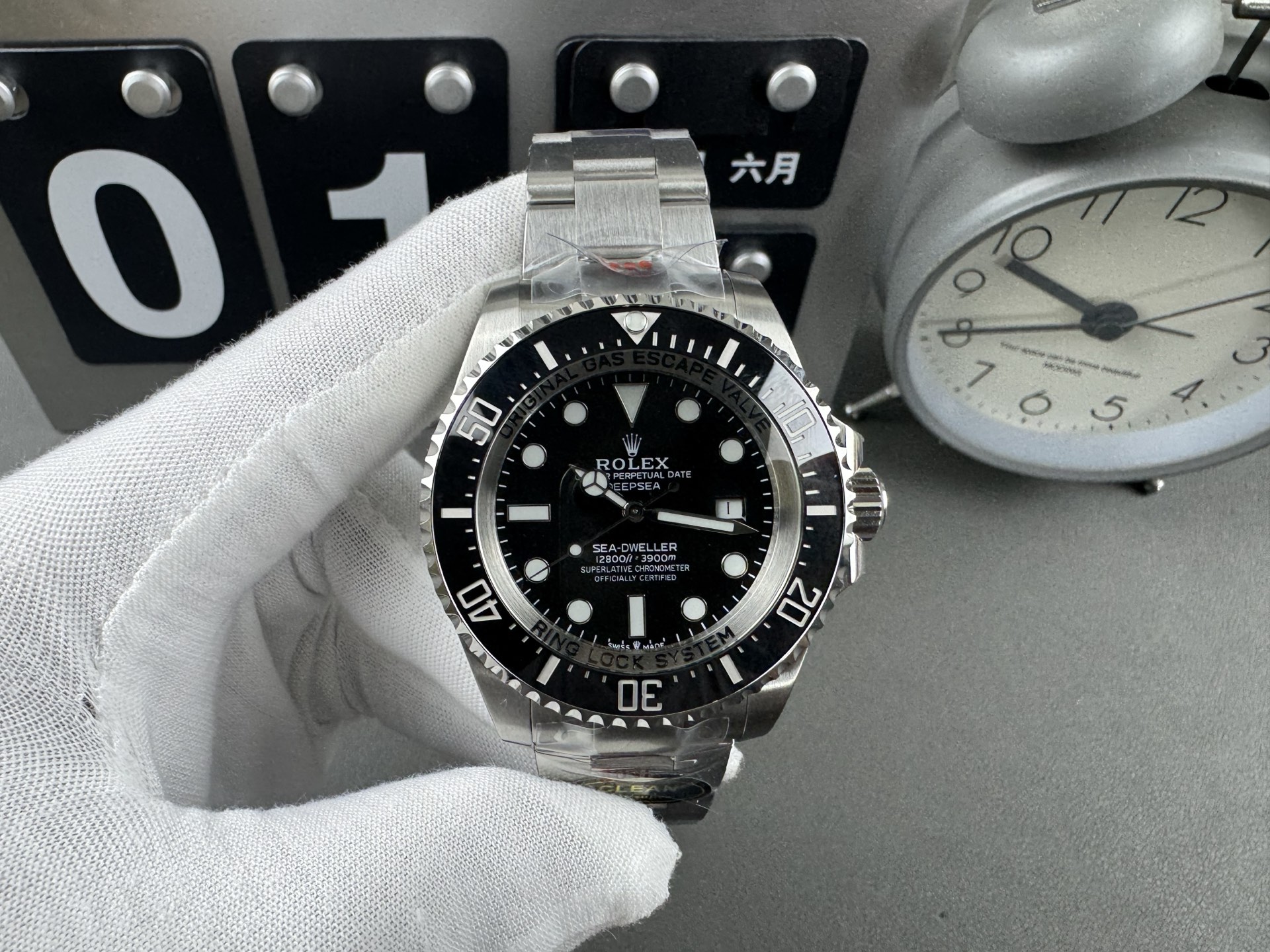 Rolex ロレックス【実物写真】ロレックス シードゥエラー 44mm 3235ムーブメント ブラック🖤✨ メンズ腕時計⌚ 正規品同様🔝 高級感溢れる🤑