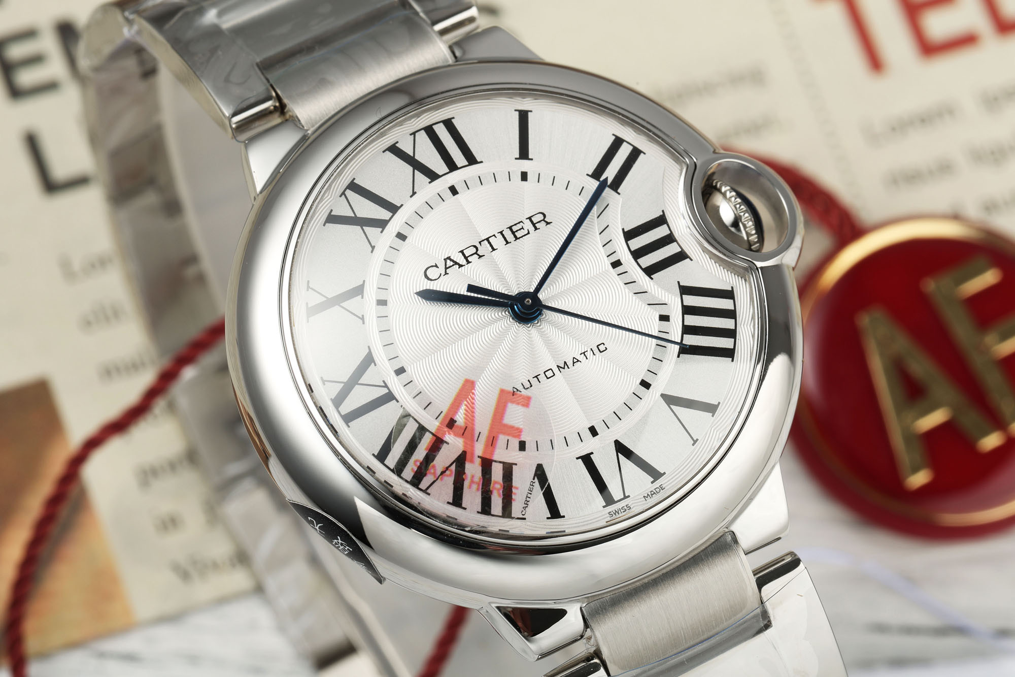 Cartier カルティエ✨【Cartier サントス 100XL】✨  メンズ 高級腕時計 💎 人気モデル プレゼントに最適 ⌚ 美しい仕上げ 🎁 7点画像で詳細確認可能