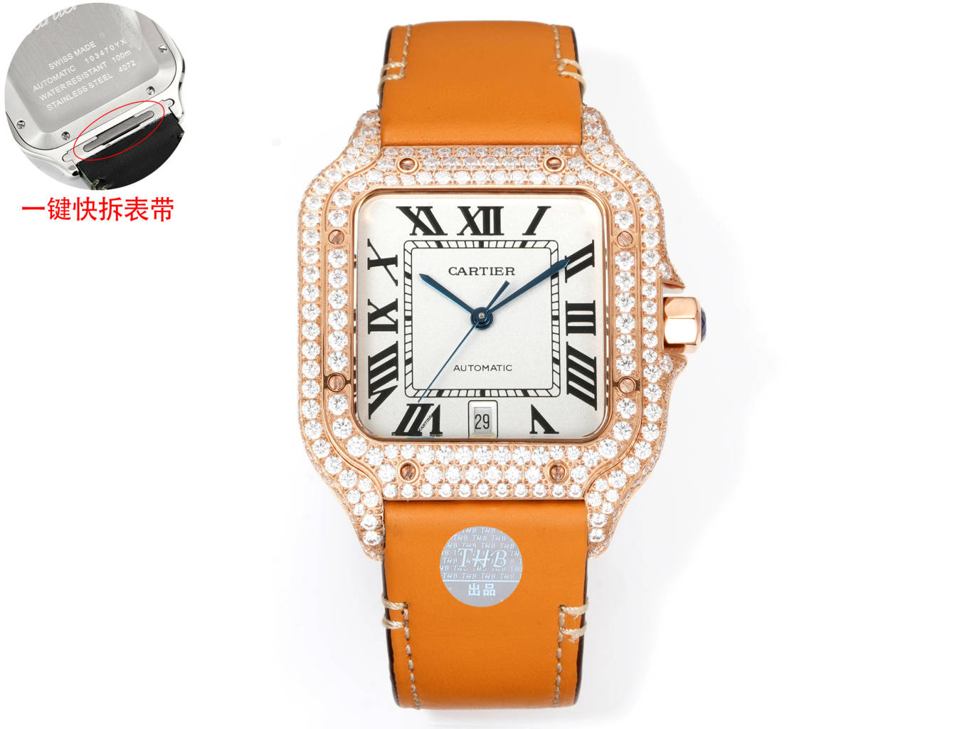 Cartier カルティエ✨カルティエ 時計 レディース✨  ローズゴールド 人気モデル💎 ラグジュアリー 高級腕時計⌚ ギフト🎁 9点画像付き