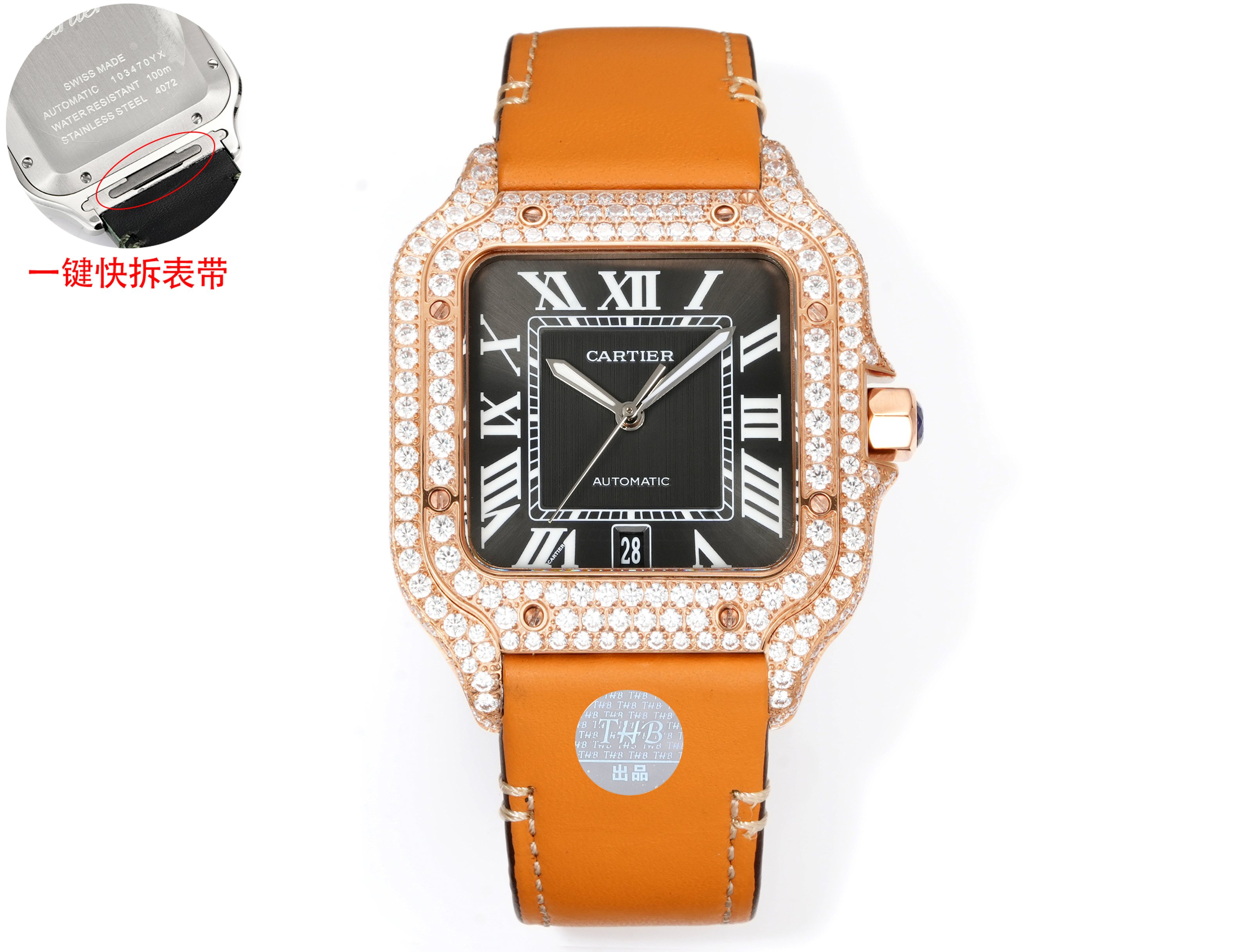 Cartier カルティエ✨【Cartier サントス 100】✨  高級腕時計 💎 メンズ ラグジュアリー 人気モデル ⌚ ギフトに最適 🎁
