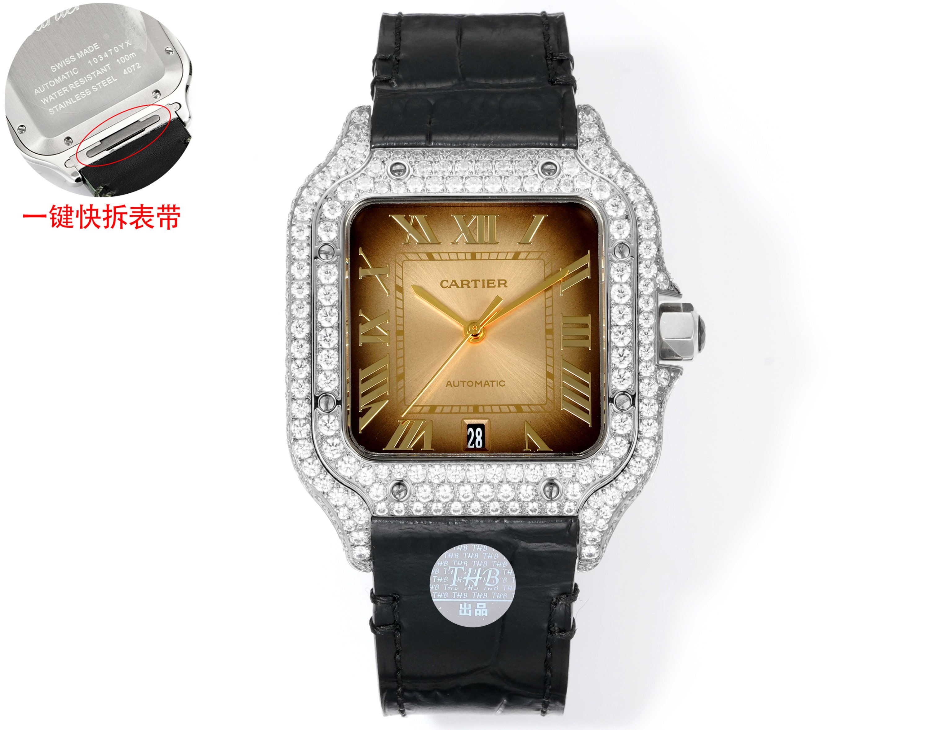 Cartier カルティエ💎✨【Cartier サントス 100】 メンズ 高級腕時計 人気モデル ラグジュアリー🕰️⭐️