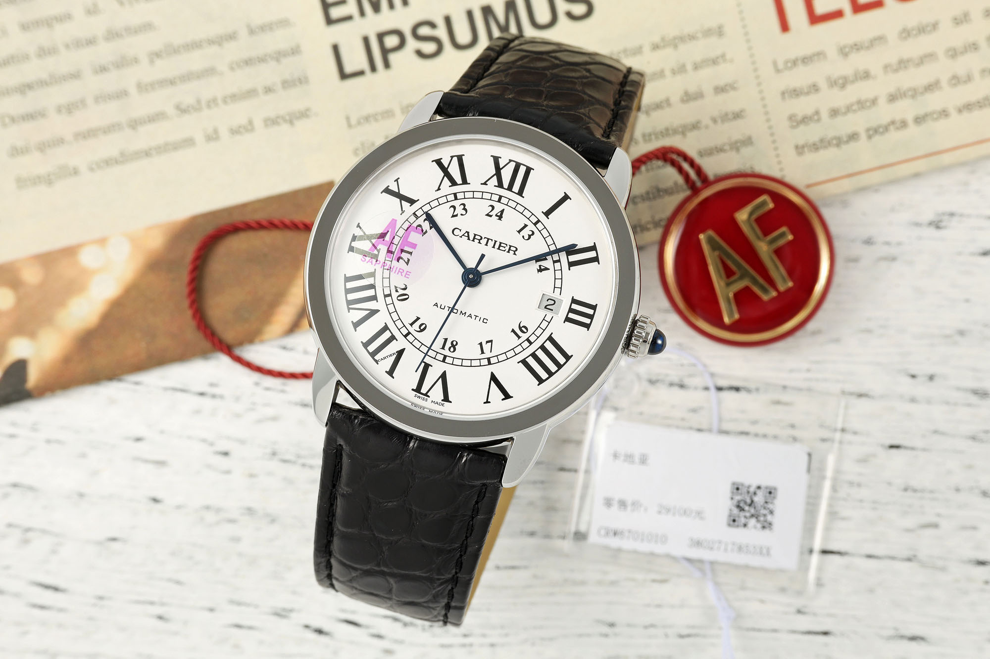 Cartier カルティエ💎【カーティエ サントス】腕時計 メンズ 100m防水 高級時計 人気ランキング✨ 自動巻き ビジネス 同等品🕰️ 贈り物🎁 ラグジュアリー