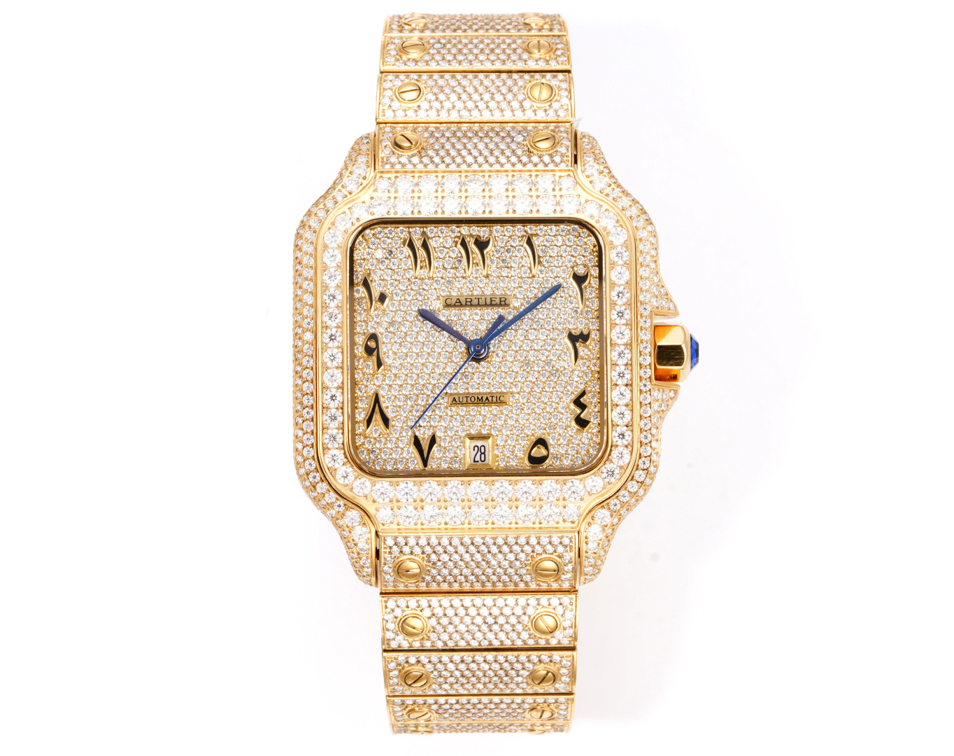 Cartier カルティエ✨Cartier✨ 高級腕時計 サントス 100 メンズ 自動巻き ⌚️💎 贈り物に最適🎁✨