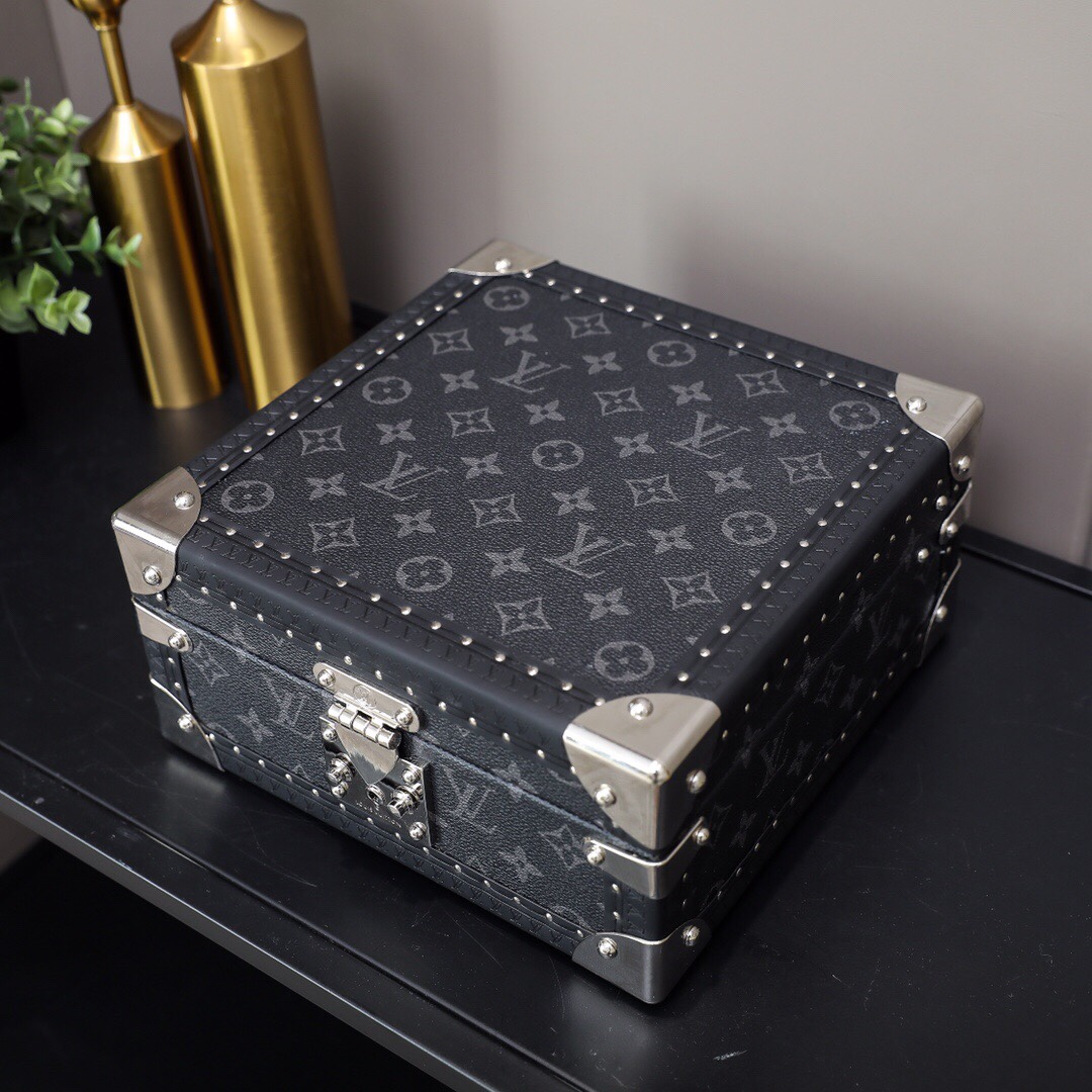 【ルイヴィトン】ミニトランク 小物収納ボックス モノグラムキャンバス ヴィンテージ品 高級感のある逸品