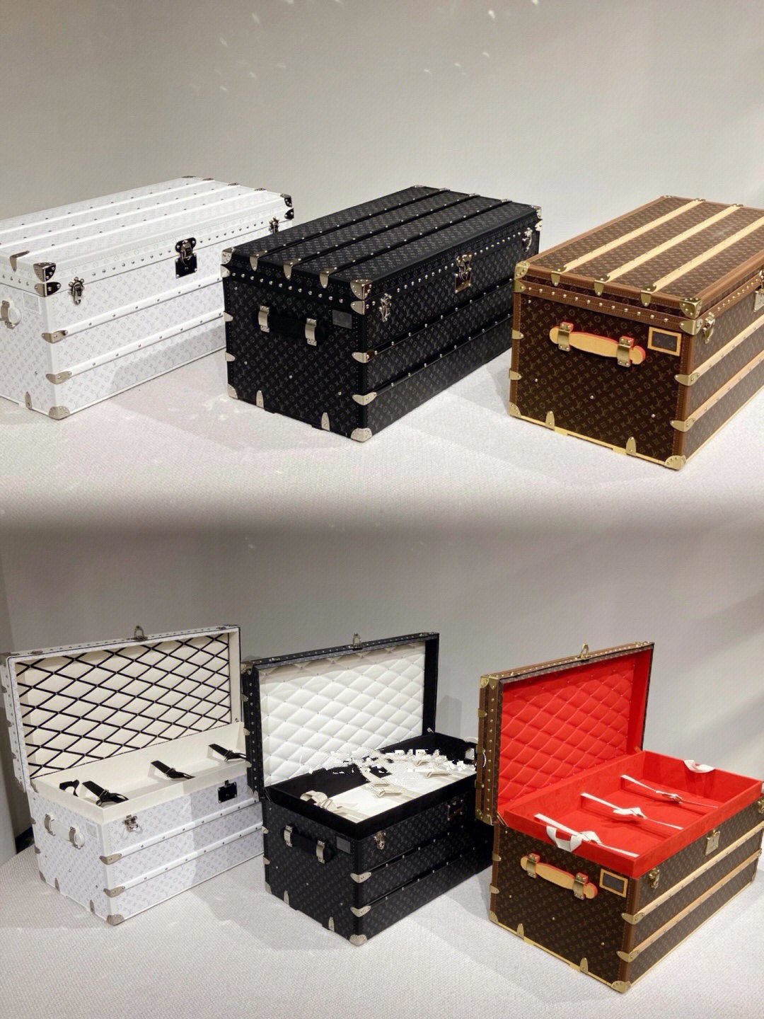 【ルイヴィトン】ミニトランク 小物収納ボックス モノグラムキャンバス ヴィンテージ風 高級感のある逸品
