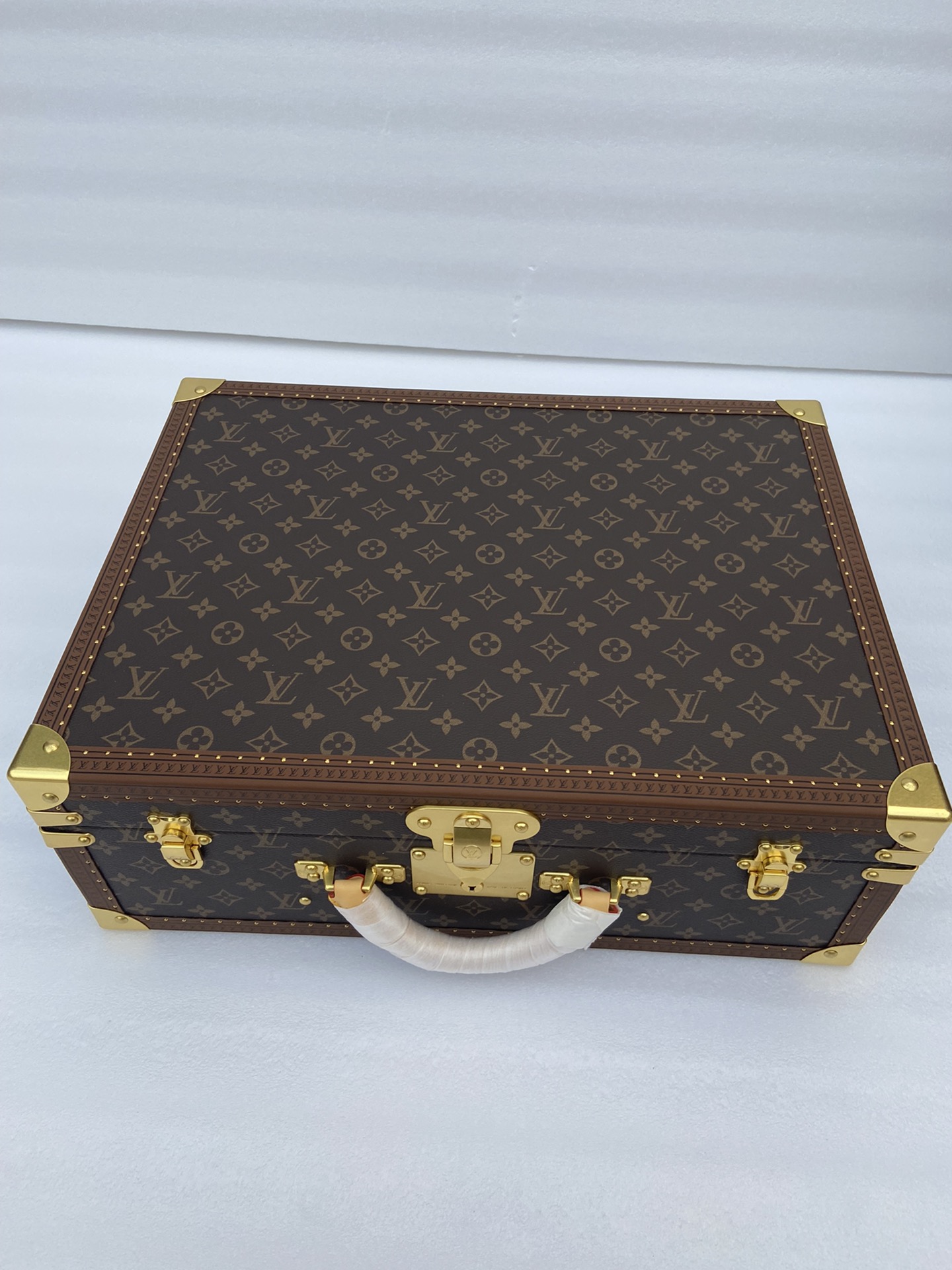【ルイヴィトン】ミニトランク 小物収納ボックス モノグラムキャンバス ヴィンテージ品 高級感のある逸品