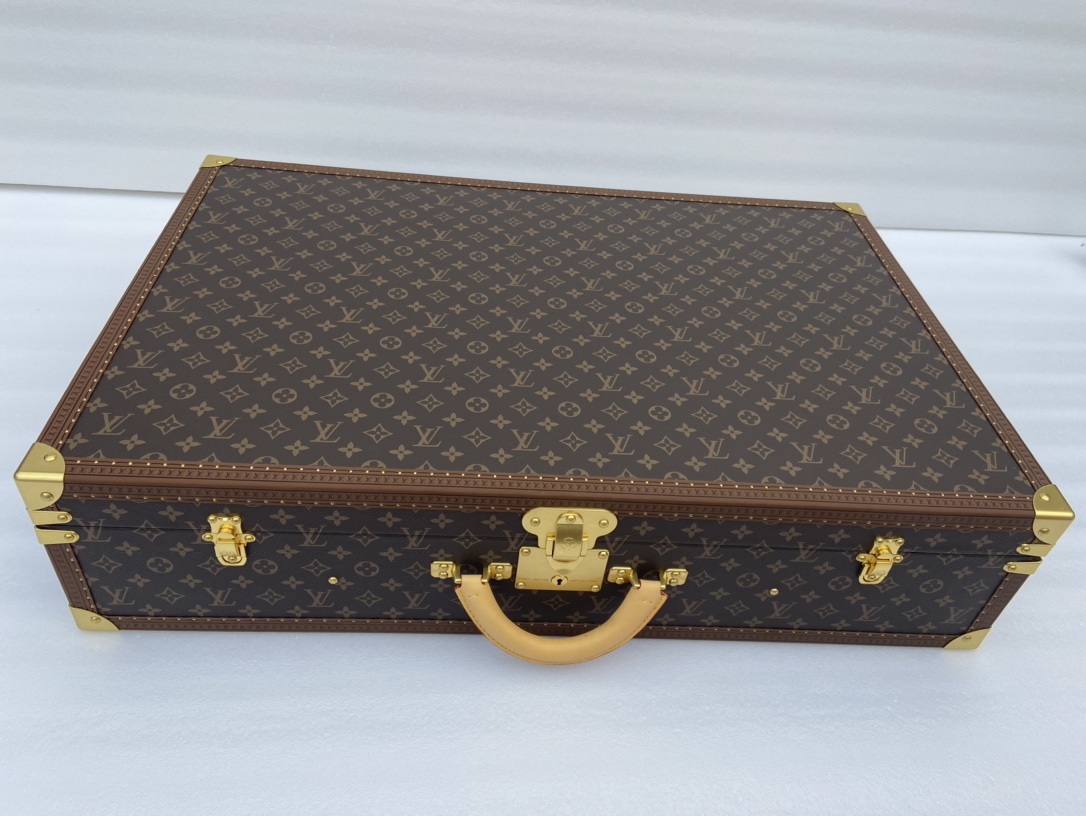 【ルイヴィトン】ミニトランク 小物収納ボックス モノグラムキャンバス ヴィンテージ品 高級感のある逸品