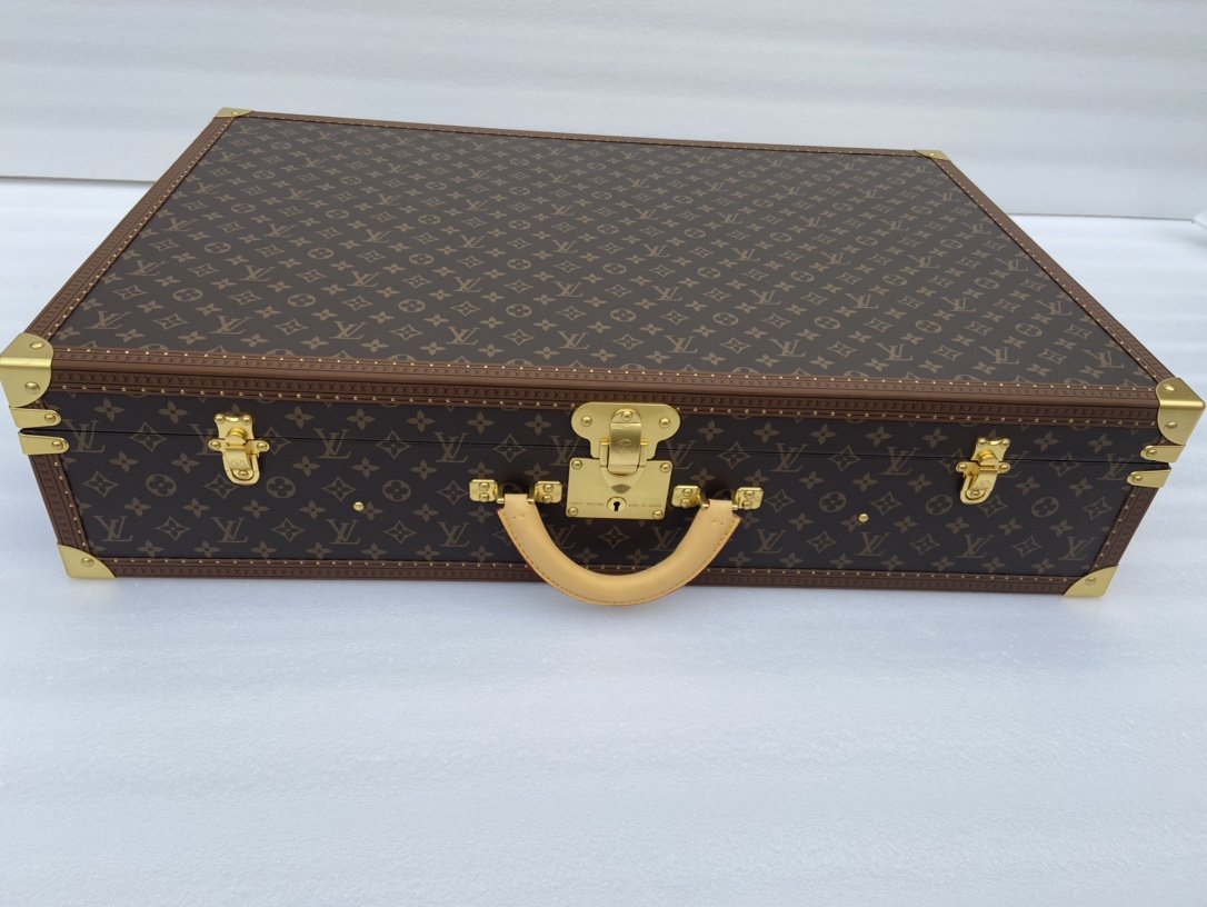 【ルイヴィトン】ミニトランク 小物収納ボックス モノグラムキャンバス ヴィンテージ品 高級感のある逸品 - 画像 2