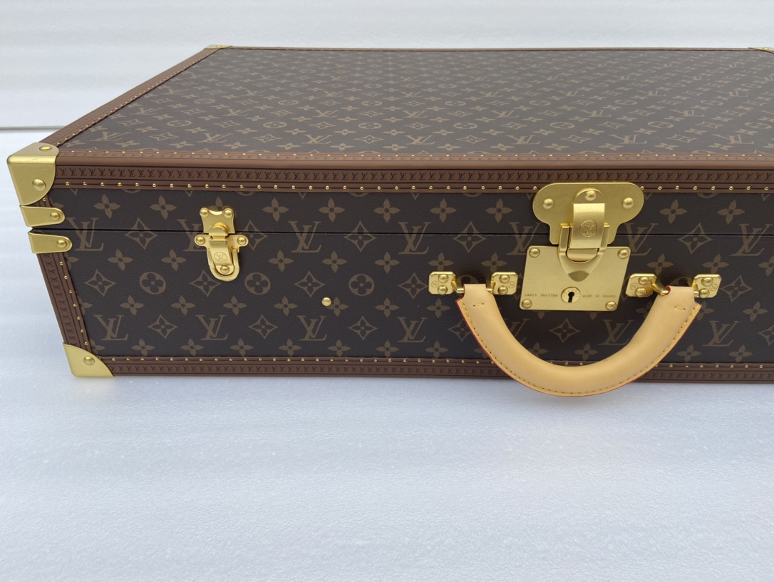 【ルイヴィトン】ミニトランク 小物収納ボックス モノグラムキャンバス ヴィンテージ品 高級感のある逸品 - 画像 3