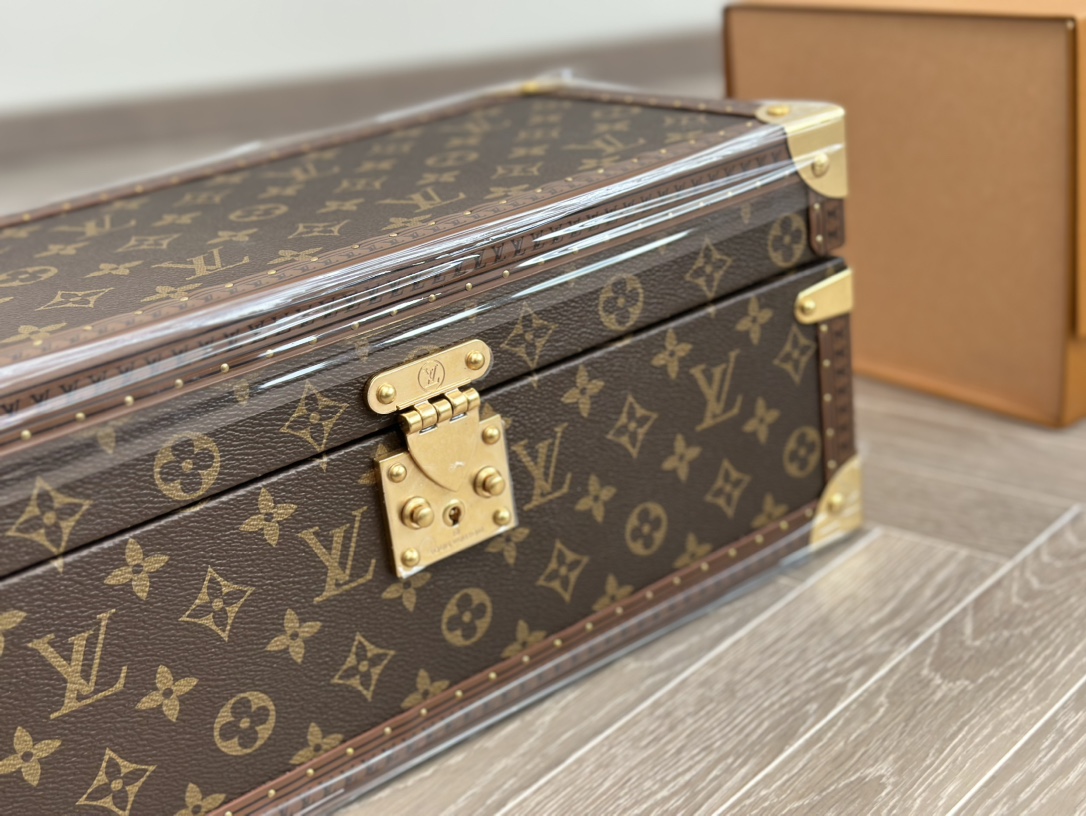 【ルイヴィトン】トランク型 多宝盒 大号 ハンドメイド仕上げ 美しい彩絵 高級感のある収納ボックス コレクターズアイテム - 画像 8