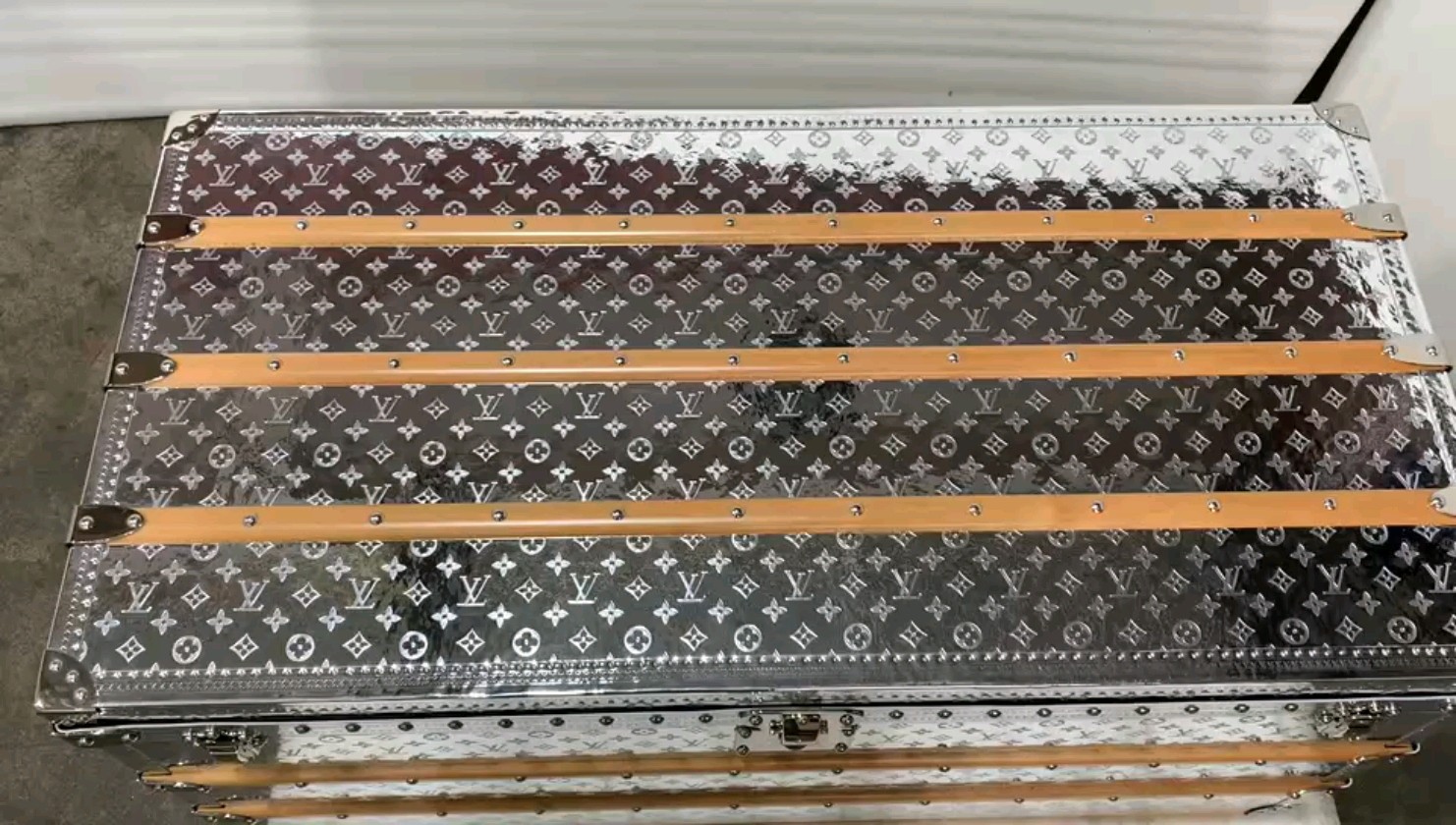 【ルイヴィトン】ミニトランク 小物収納ボックス モノグラムキャンバス ヴィンテージ風 高級感のある逸品