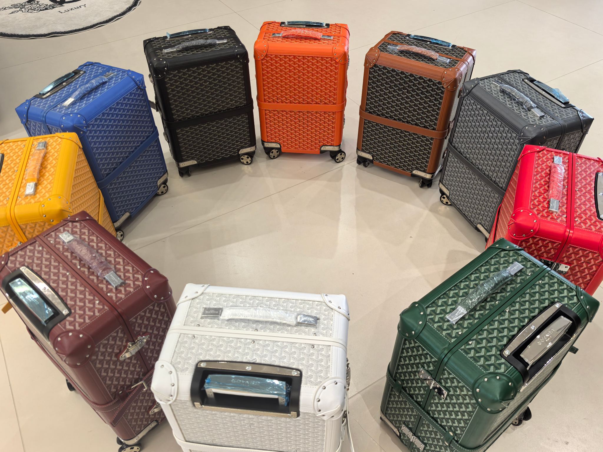 【ルイヴィトン】トランク型小物収納ボックス モノグラムキャンバス ヴィンテージコレクション 高級感のある逸品