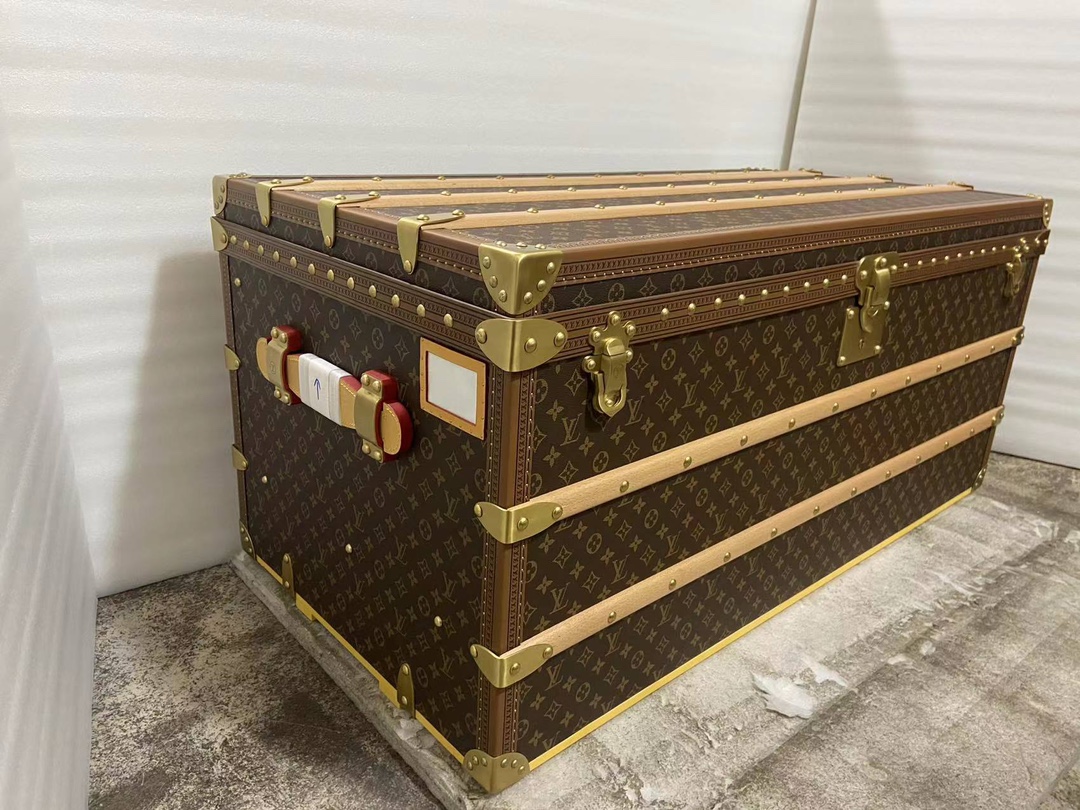 【ルイヴィトン】ミニトランク 小物収納ボックス モノグラム＆イエロー 上品な雰囲気 高級感のある逸品 - 画像 2