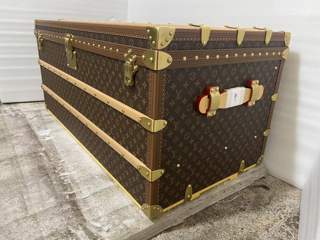 【ルイヴィトン】ミニトランク 小物収納ボックス モノグラム＆イエロー 上品な雰囲気 高級感のある逸品 - 画像 3