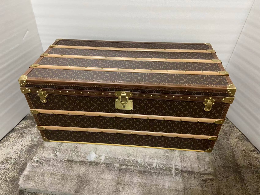 【ルイヴィトン】ミニトランク 小物収納ボックス モノグラム＆イエロー 上品な雰囲気 高級感のある逸品 - 画像 4