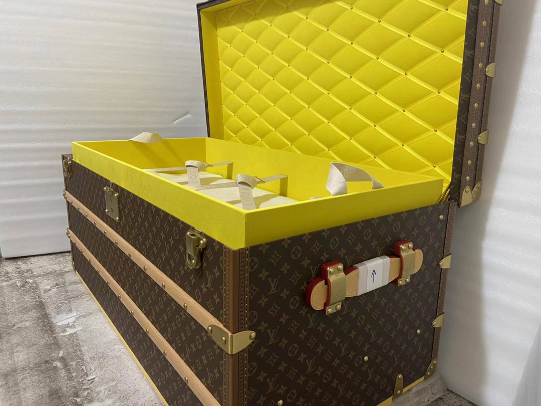 【ルイヴィトン】ミニトランク 小物収納ボックス モノグラム＆イエロー 上品な雰囲気 高級感のある逸品 - 画像 6