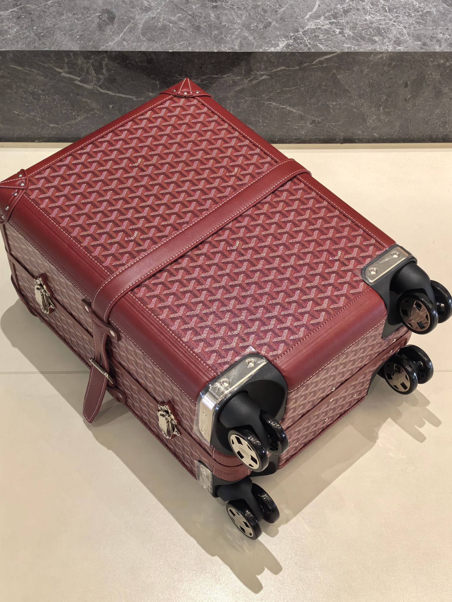 【ルイヴィトン】ミニトランク 小物収納ボックス モノグラムキャンバス ヴィンテージ 高級感のある逸品