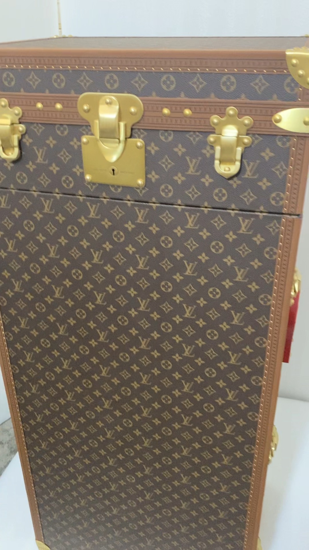 【ルイヴィトン】ミニトランク 小物収納ボックス モノグラムキャンバス ヴィンテージ調 高級感のある逸品