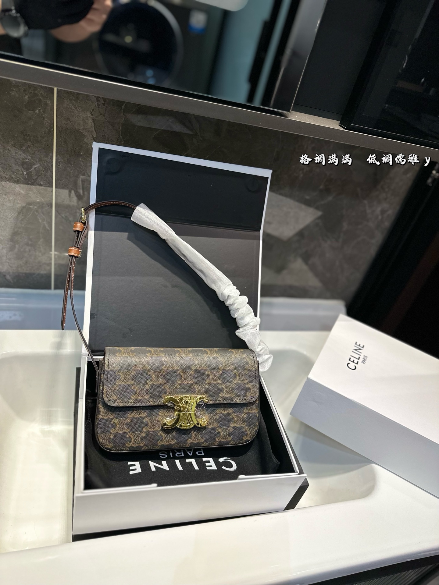 セリーヌ モノグラムキャンバス 上品なショルダーバッグ レディース向け 長く愛用できる定番モデル