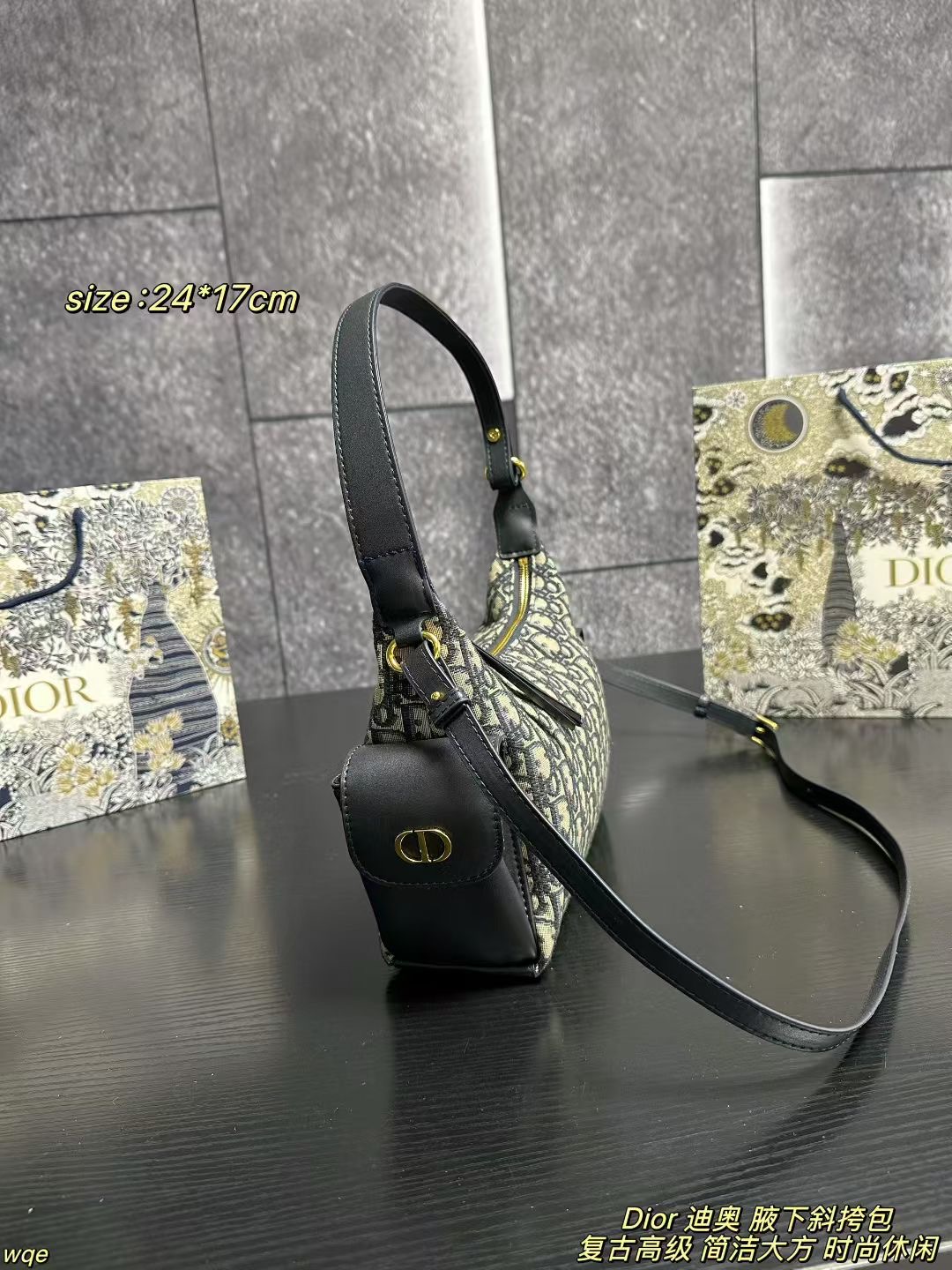 Diorディオール モノグラムキャンバス 上品なショルダーバッグ レディース向け長く愛用できる定番モデル - 画像 2