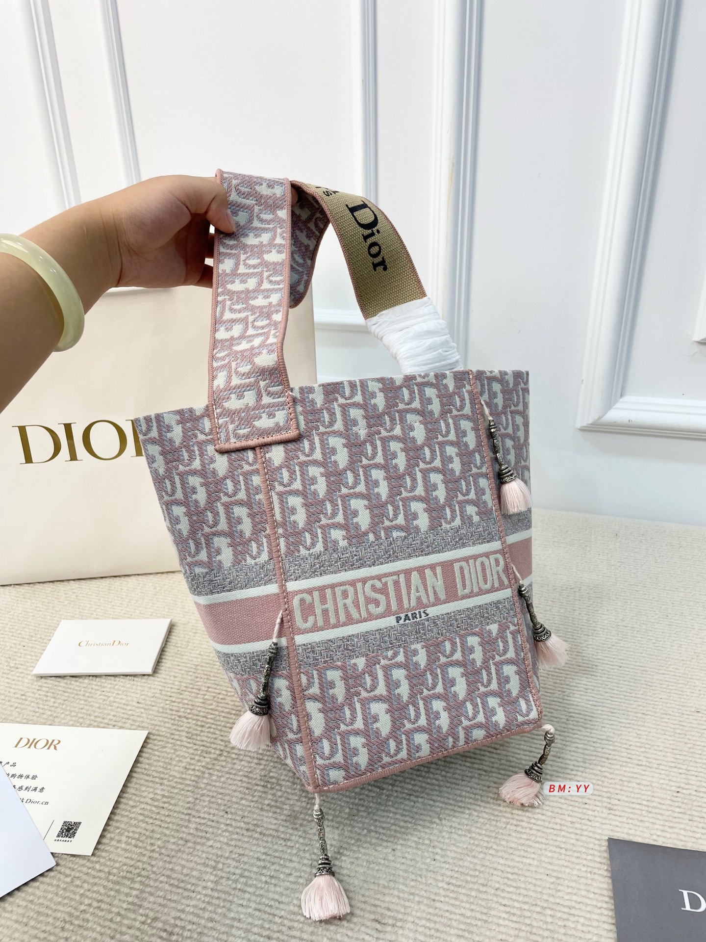 Diorディオール モノグラムキャンバス 上品なショルダーバッグ レディース向けギフトに最適 - 画像 3