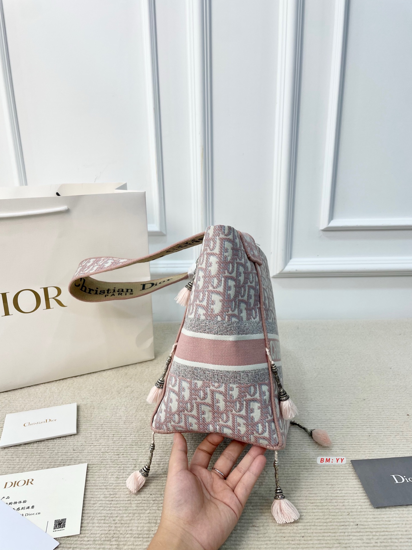 Diorディオール モノグラムキャンバス 上品なショルダーバッグ レディース向けギフトに最適 - 画像 6