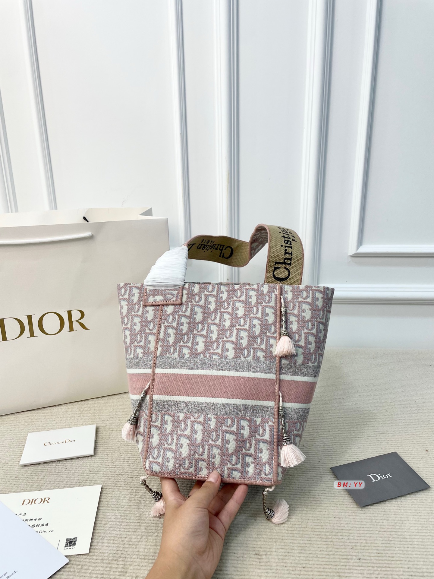 Diorディオール モノグラムキャンバス 上品なショルダーバッグ レディース向けギフトに最適 - 画像 7