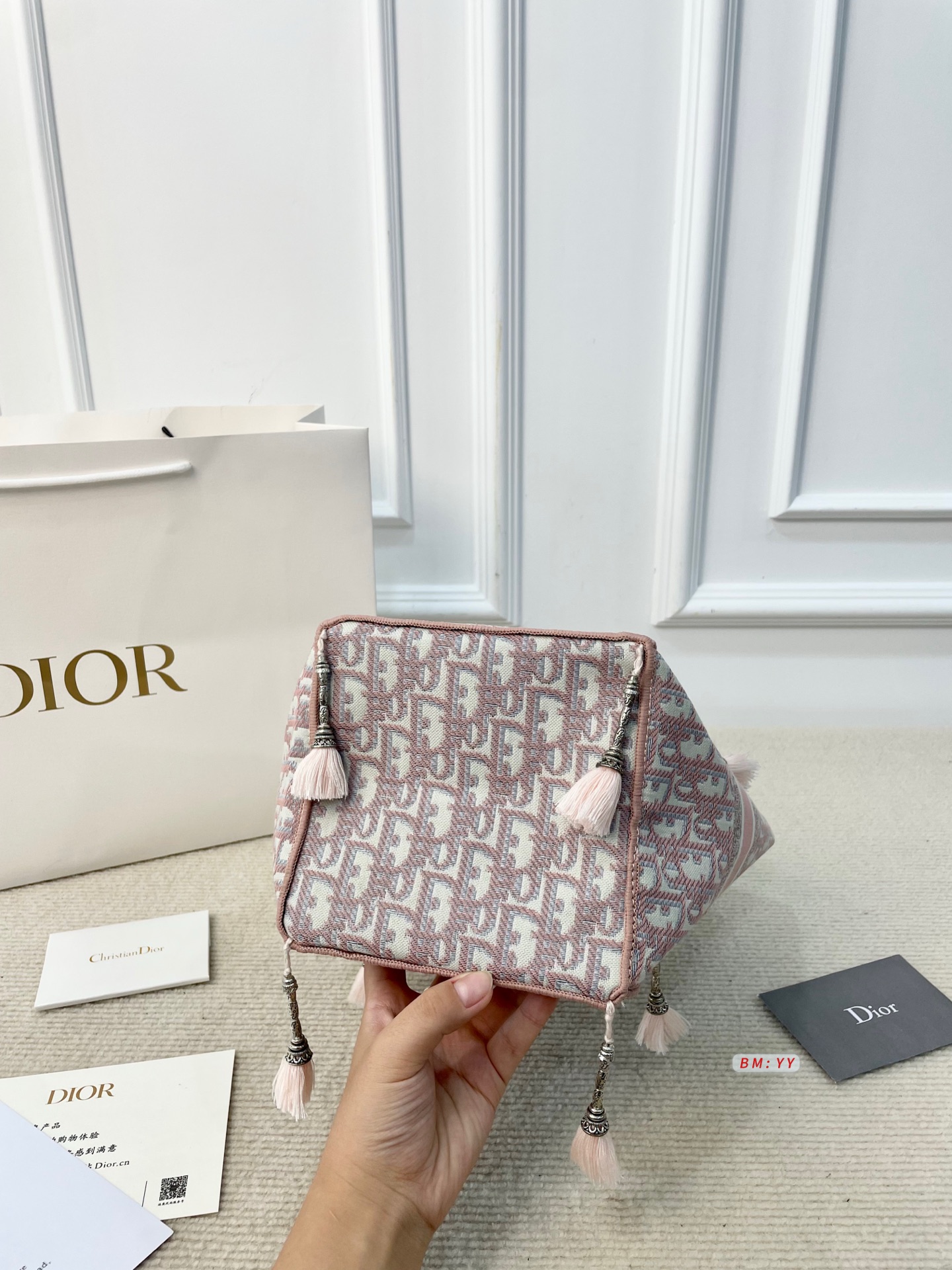 Diorディオール モノグラムキャンバス 上品なショルダーバッグ レディース向けギフトに最適 - 画像 8