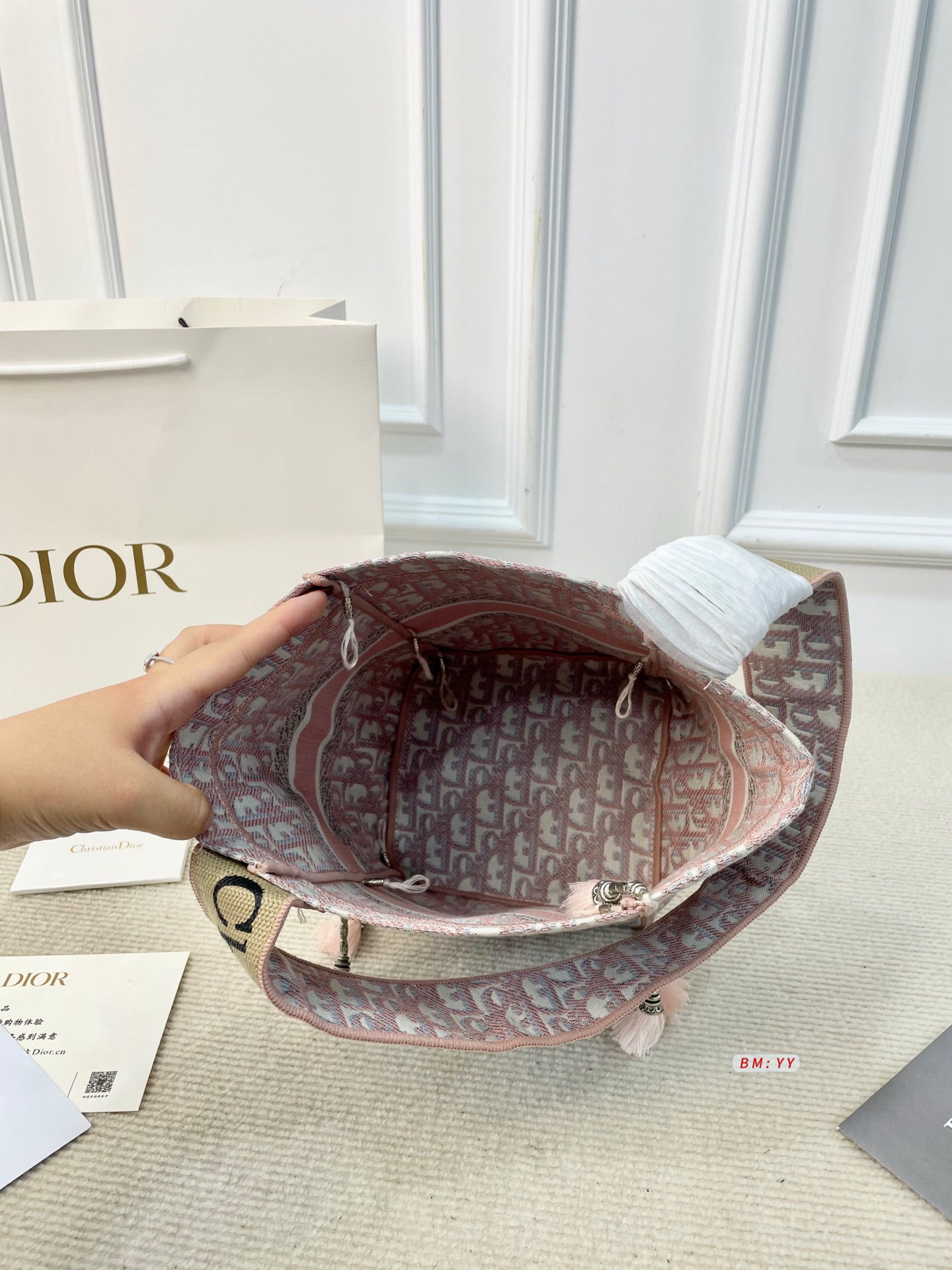 Diorディオール モノグラムキャンバス 上品なショルダーバッグ レディース向けギフトに最適 - 画像 9